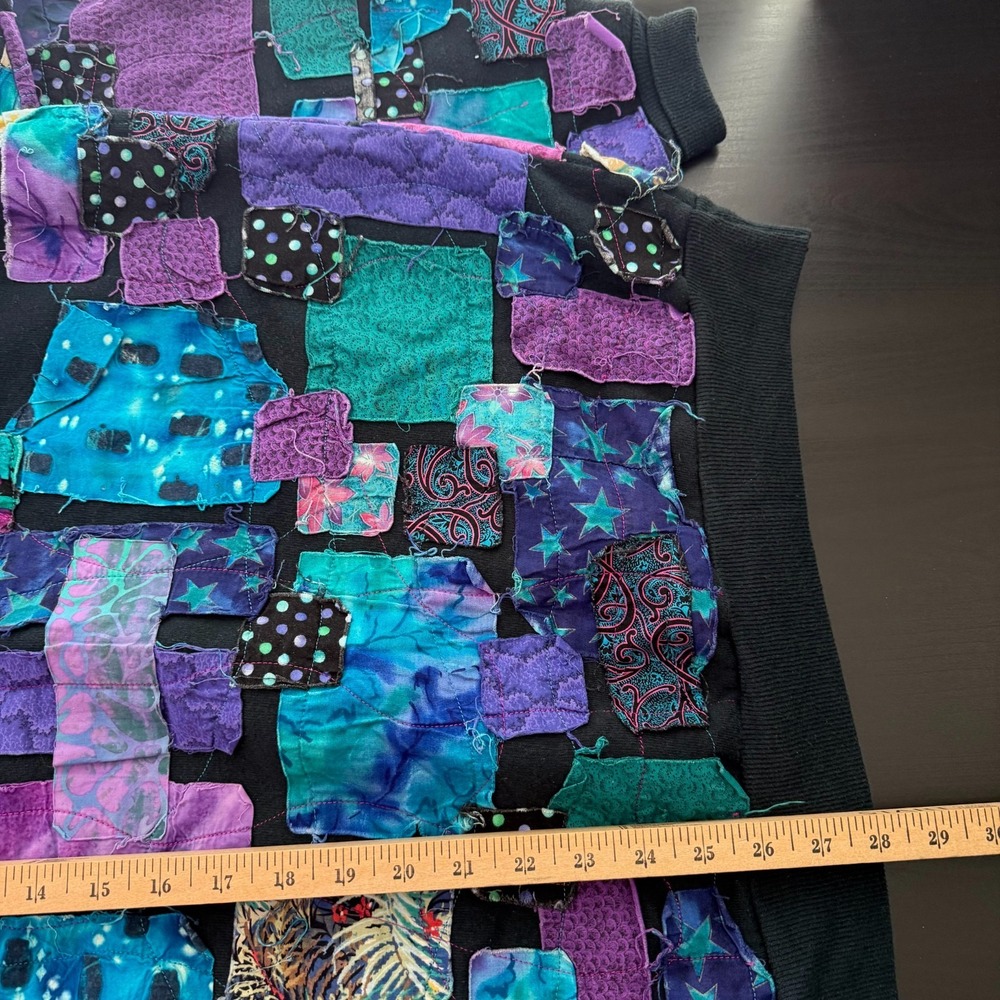 Vintage 90s Tamarack Best of West Virginia Vibrant Sweatshirt‎ Men's Patchwork - Picture 11 of 11
